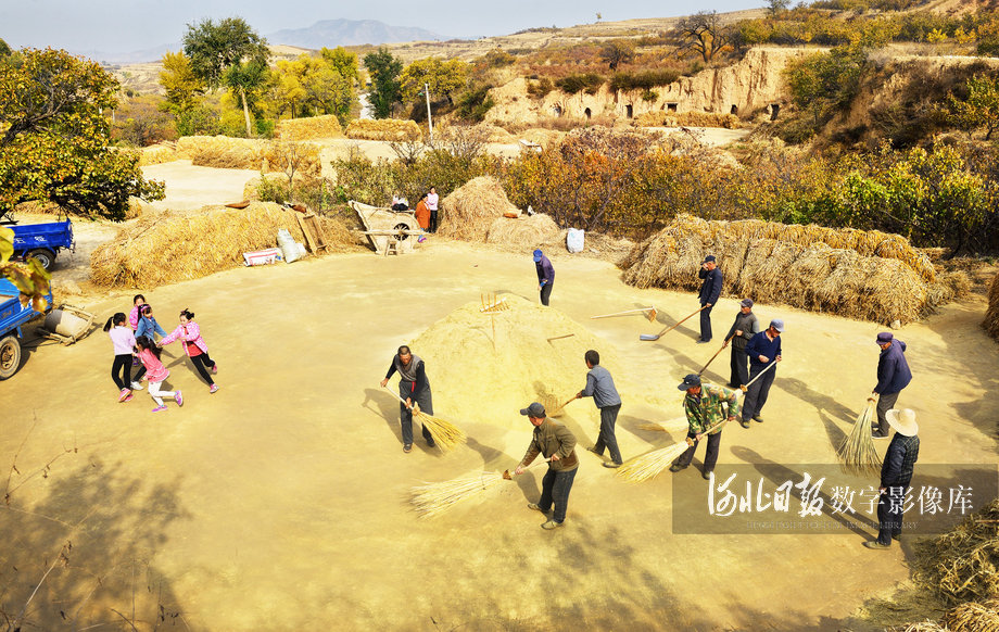 《欢乐的打谷场》摄于涿鹿卧佛寺